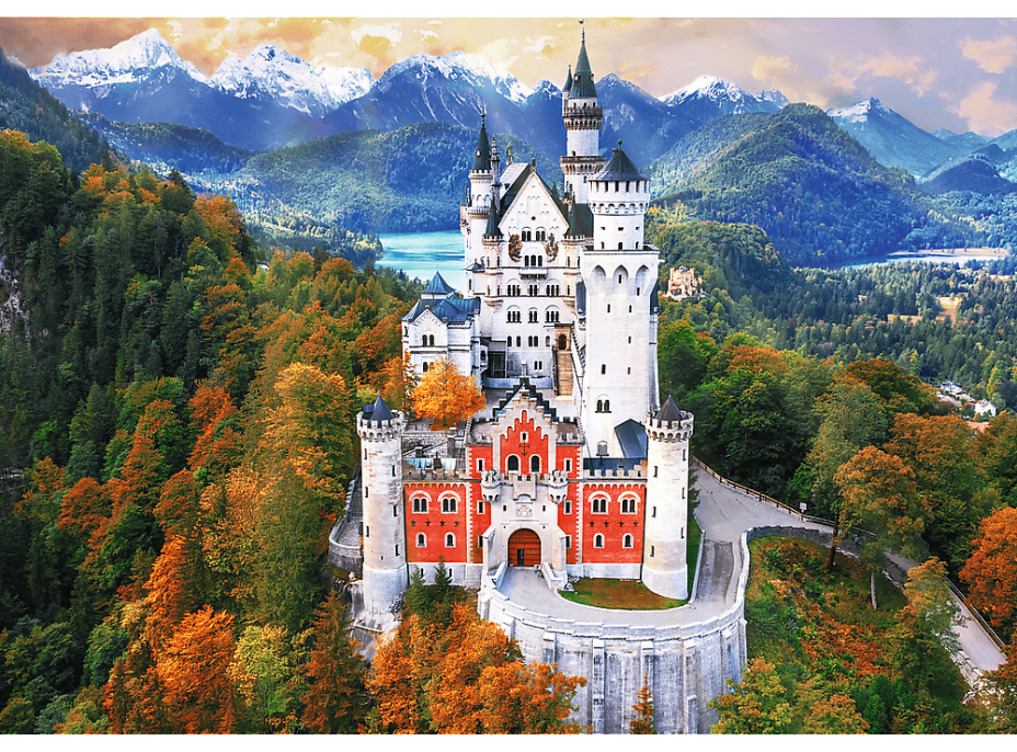 TREFL Puzzle Premium Plus Photo Odyssey: Zámok Neuschwanstein 1000 dielikov