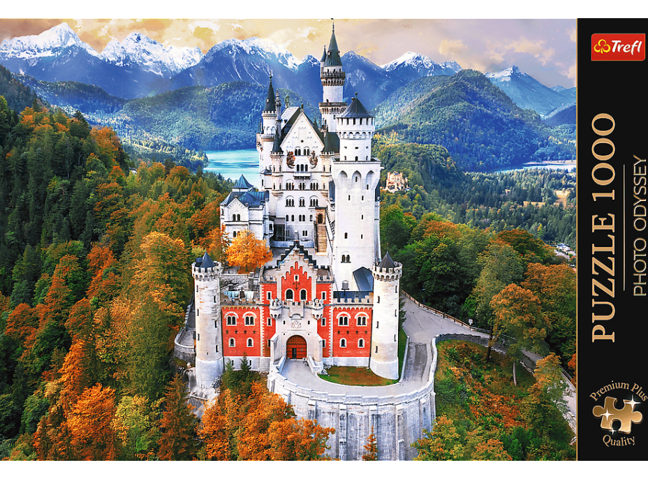 TREFL Puzzle Premium Plus Photo Odyssey: Zámok Neuschwanstein 1000 dielikov