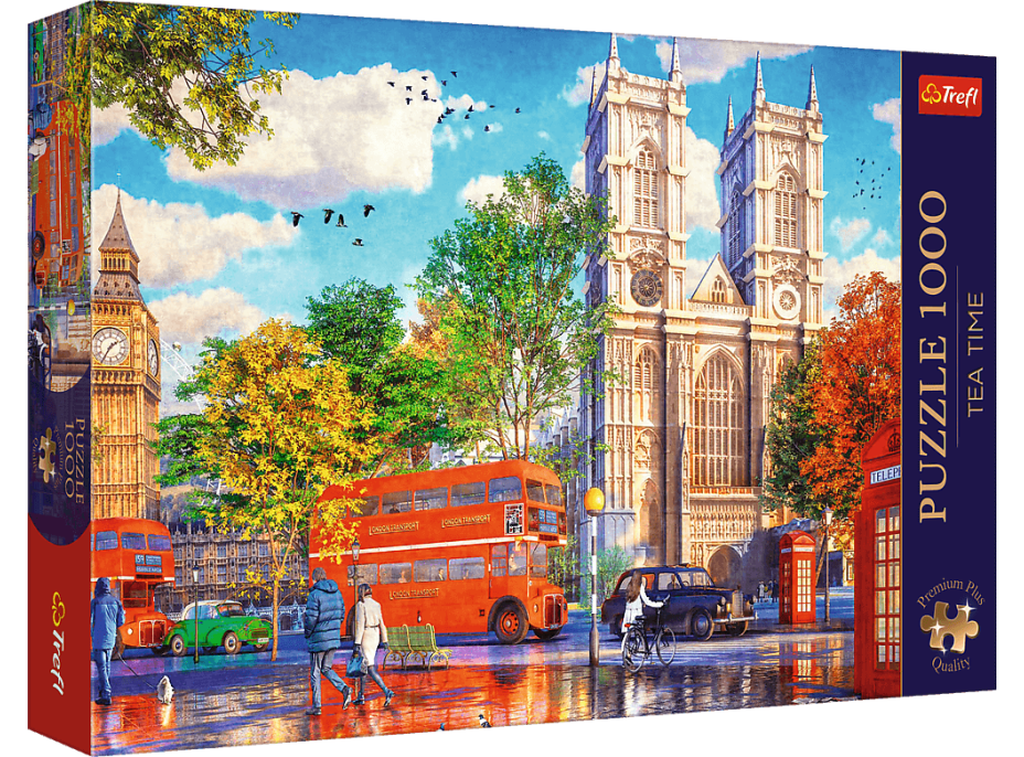 TREFL Puzzle Premium Plus Tea Time: Pohľad na Londýn 1000 dielikov