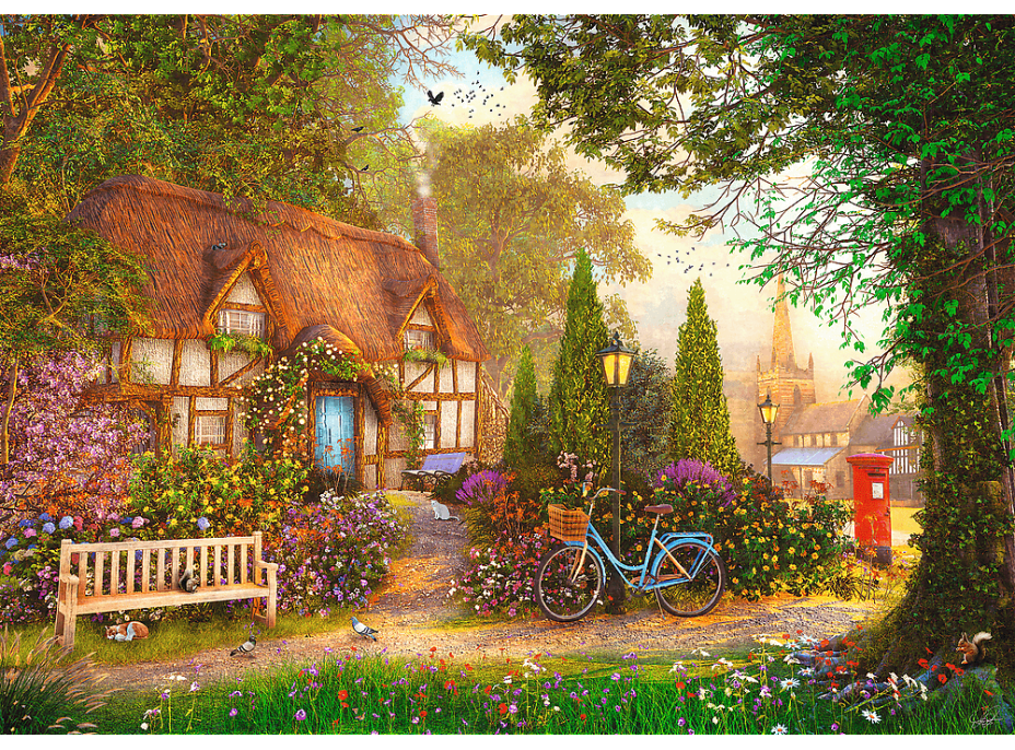 TREFL Puzzle Premium Plus Tea Time: Vidiecke stavenie 1000 dielikov