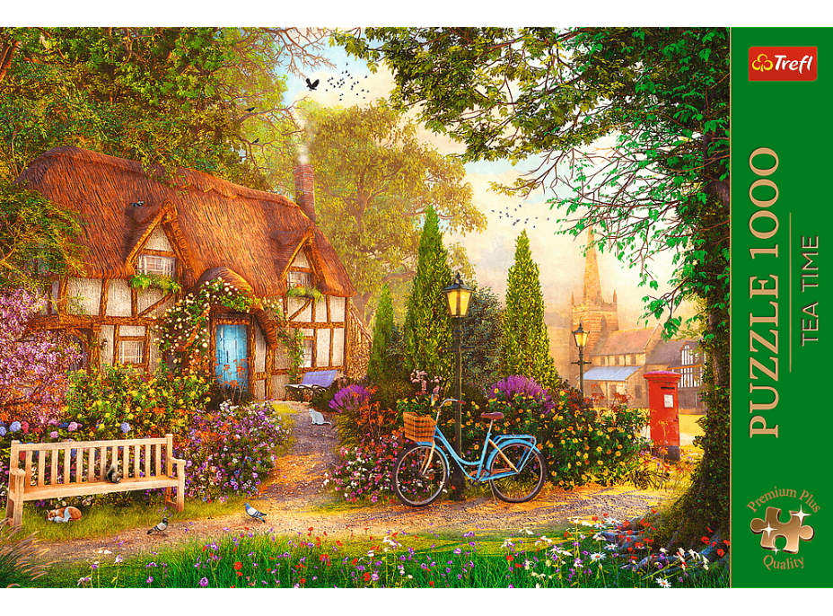 TREFL Puzzle Premium Plus Tea Time: Vidiecke stavenie 1000 dielikov