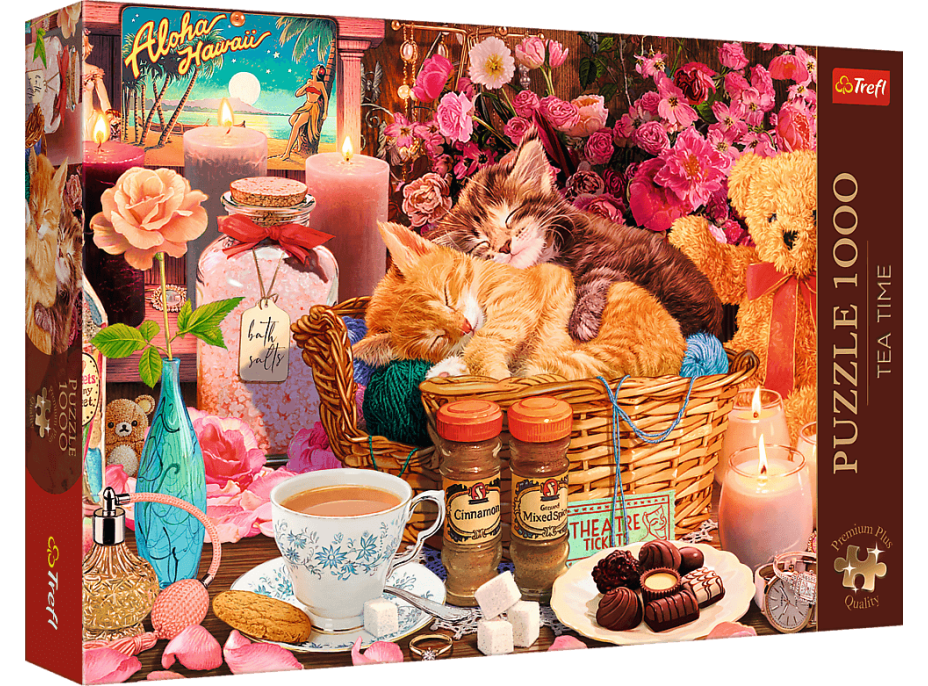 TREFL Puzzle Premium Plus Tea Time: Všetko pekné 1000 dielikov