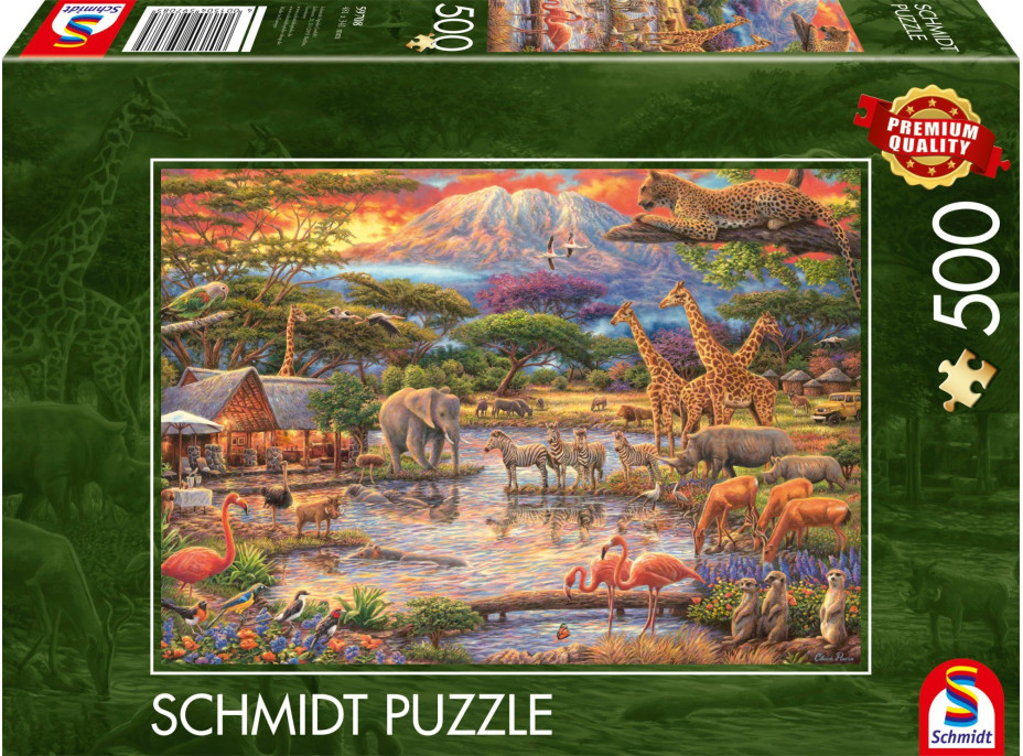 SCHMIDT Puzzle Raj pod Kilimandžárom 500 dielikov