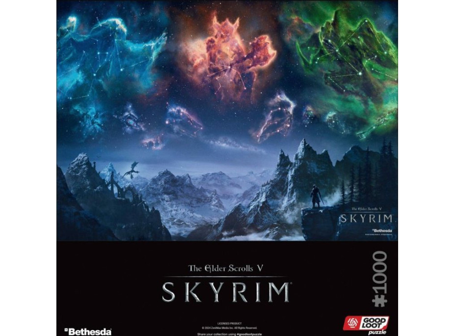 GOOD LOOT Puzzle The Elder Scrolls V: Skyrim 1000 dielikov