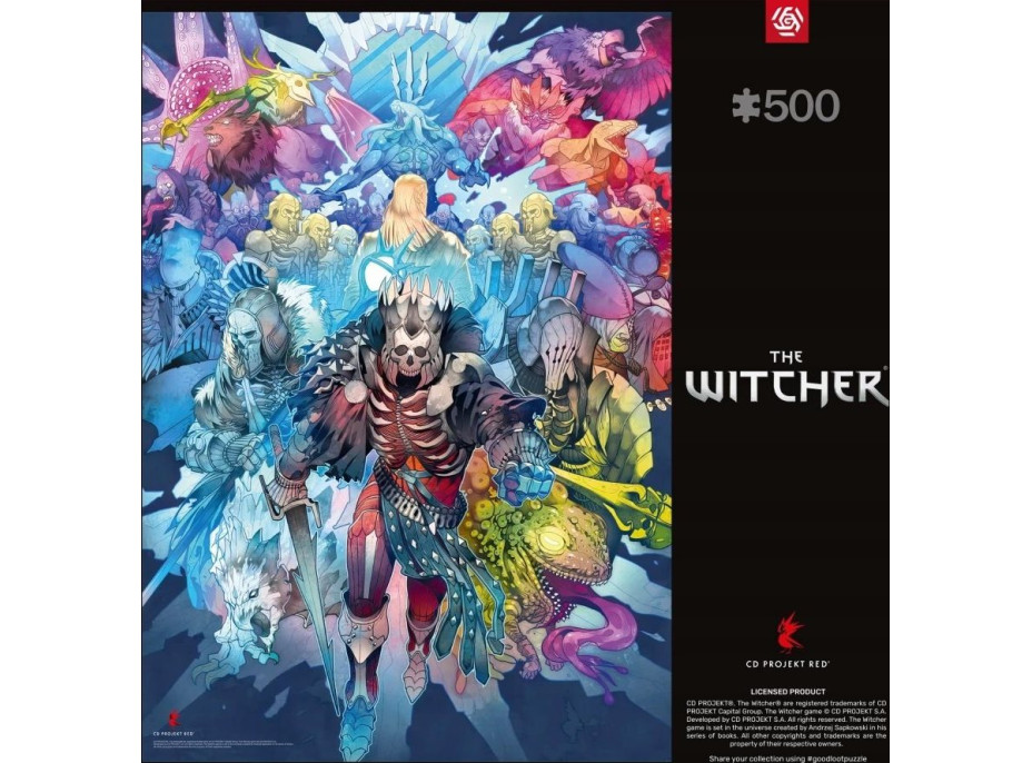 GOOD LOOT Puzzle The Witcher: Frakcia monštier 500 dielikov