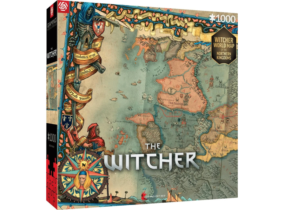 GOOD LOOT Puzzle The Witcher: Severné kráľovstvo 1000 dielikov