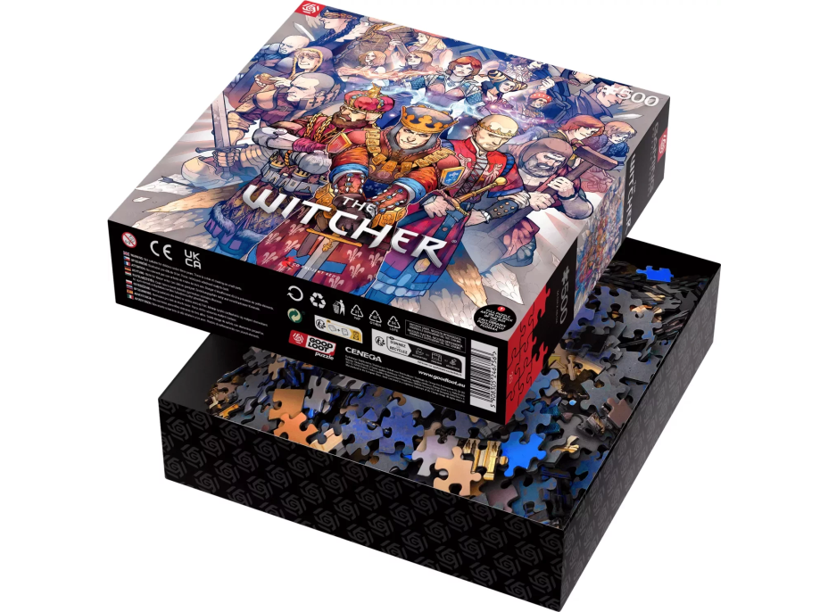 GOOD LOOT Puzzle The Witcher: Severnej ríše 500 dielikov