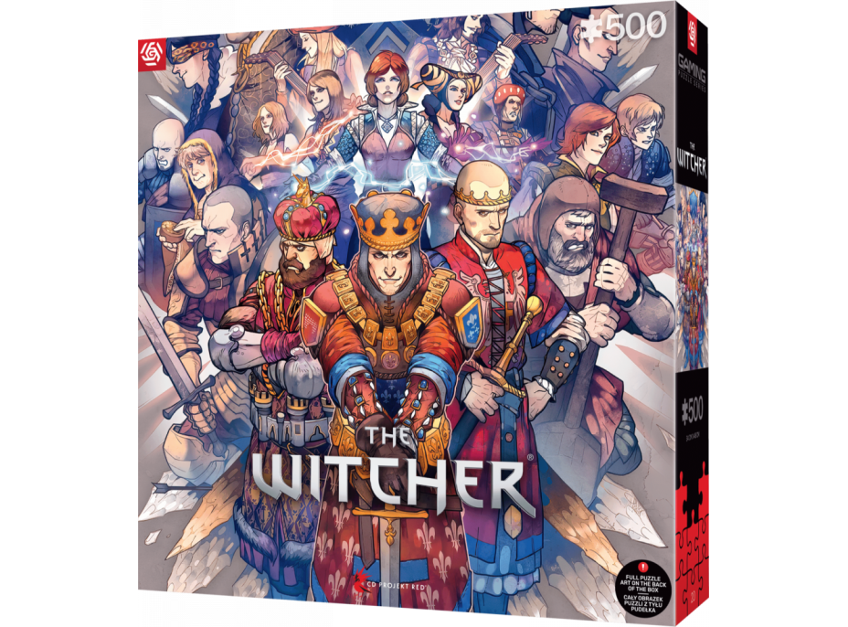 GOOD LOOT Puzzle The Witcher: Severnej ríše 500 dielikov