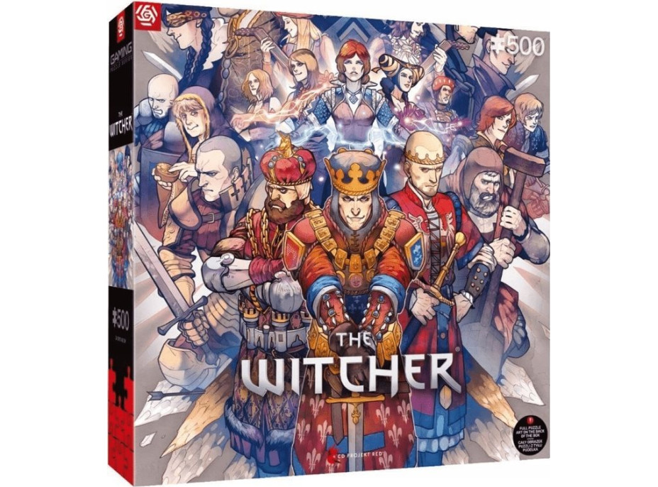 GOOD LOOT Puzzle The Witcher: Severnej ríše 500 dielikov