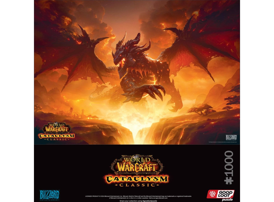 GOOD LOOT Puzzle War of Warcraft: Cataclysm 1000 dielikov