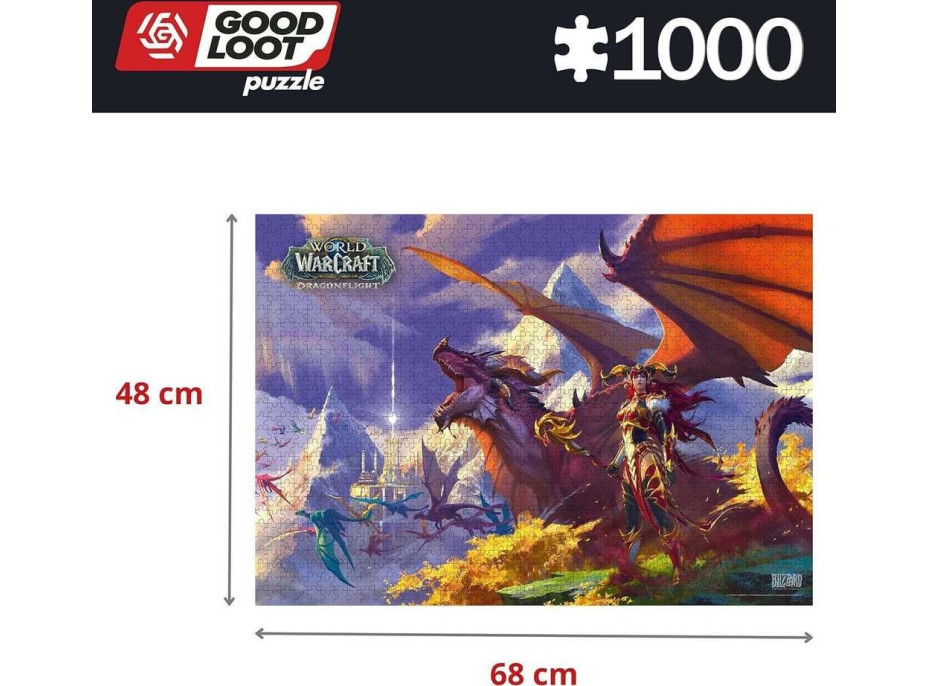 GOOD LOOT Puzzle War of Warcraft: Dragonflight Alexstrasza 1000 dielikov
