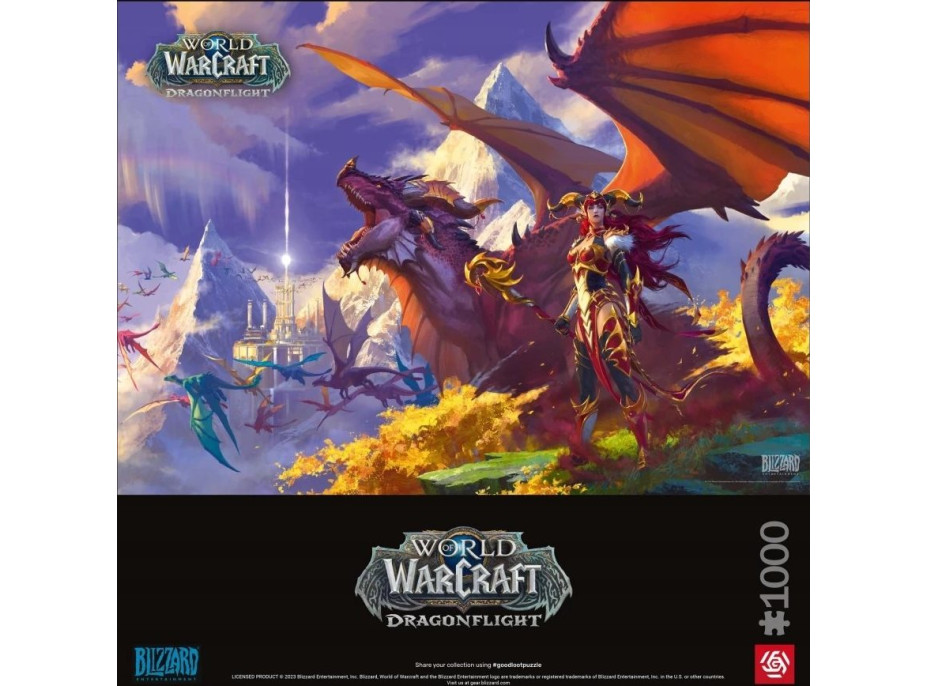 GOOD LOOT Puzzle War of Warcraft: Dragonflight Alexstrasza 1000 dielikov