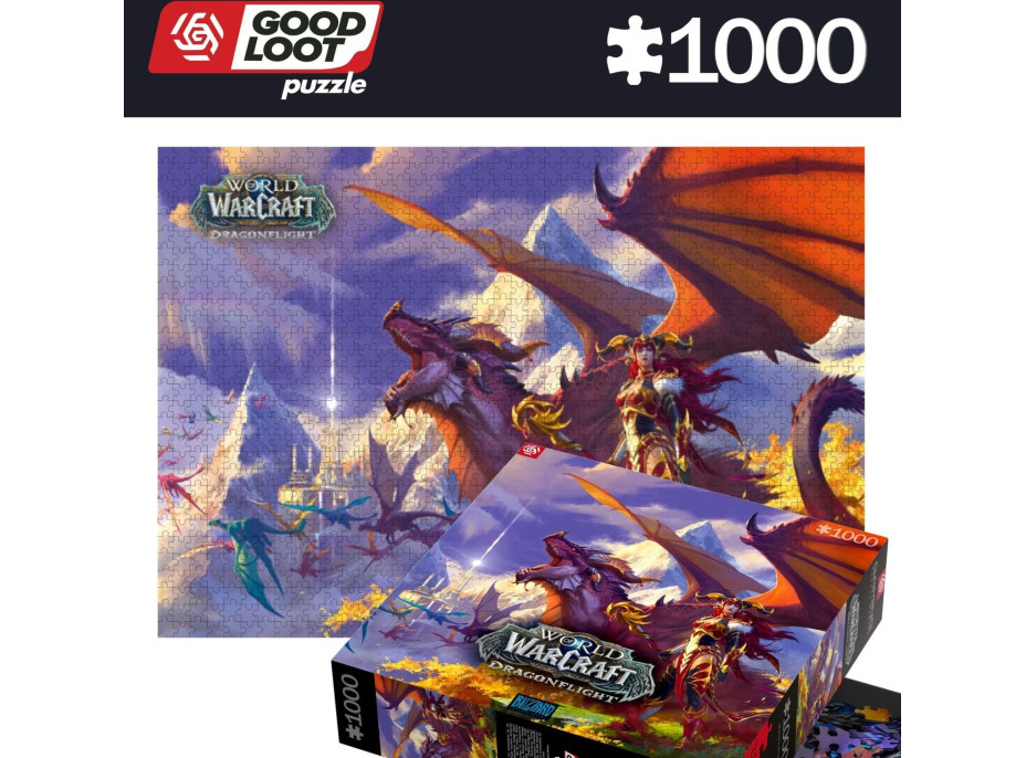 GOOD LOOT Puzzle War of Warcraft: Dragonflight Alexstrasza 1000 dielikov