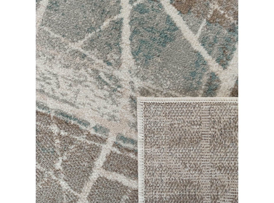 Kusový koberec ROXANNE Fragments - šedý/hnedý