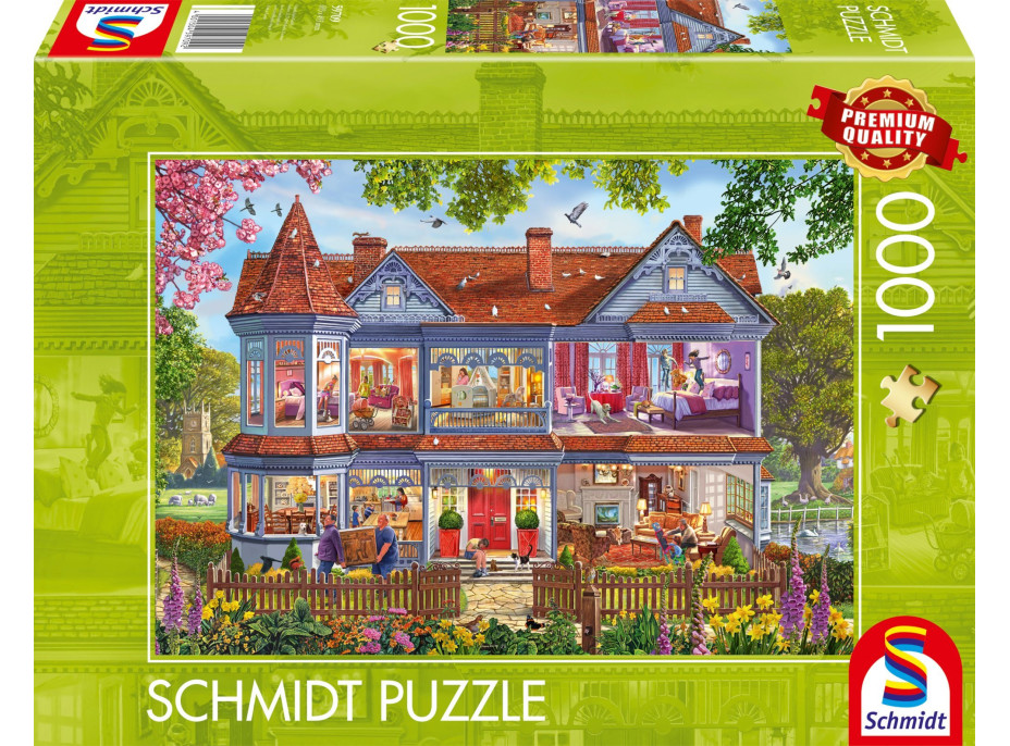 SCHMIDT Puzzle Dom na jar 1000 dielikov