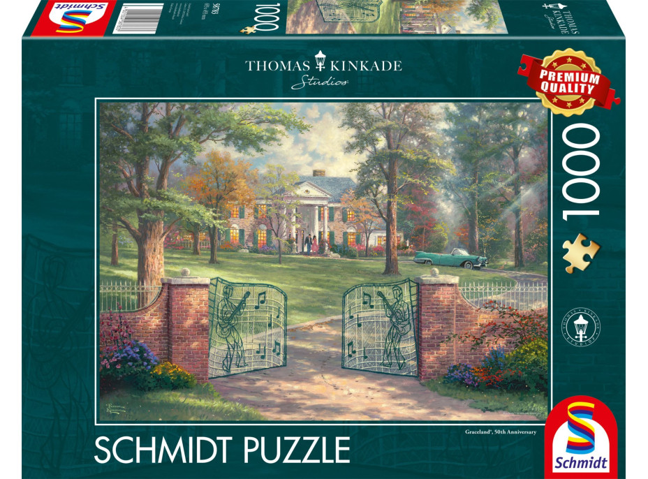 SCHMIDT Puzzle Graceland: Päťdesiate výročie 1000 dielikov