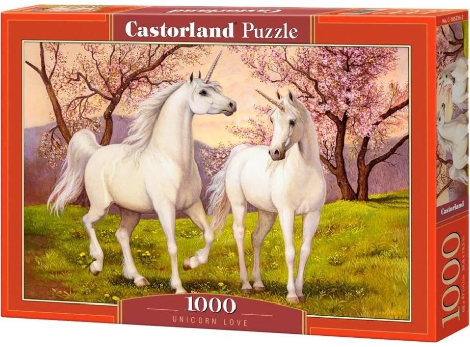 CASTORLAND Puzzle Jednorožčia láska 1000 dielikov