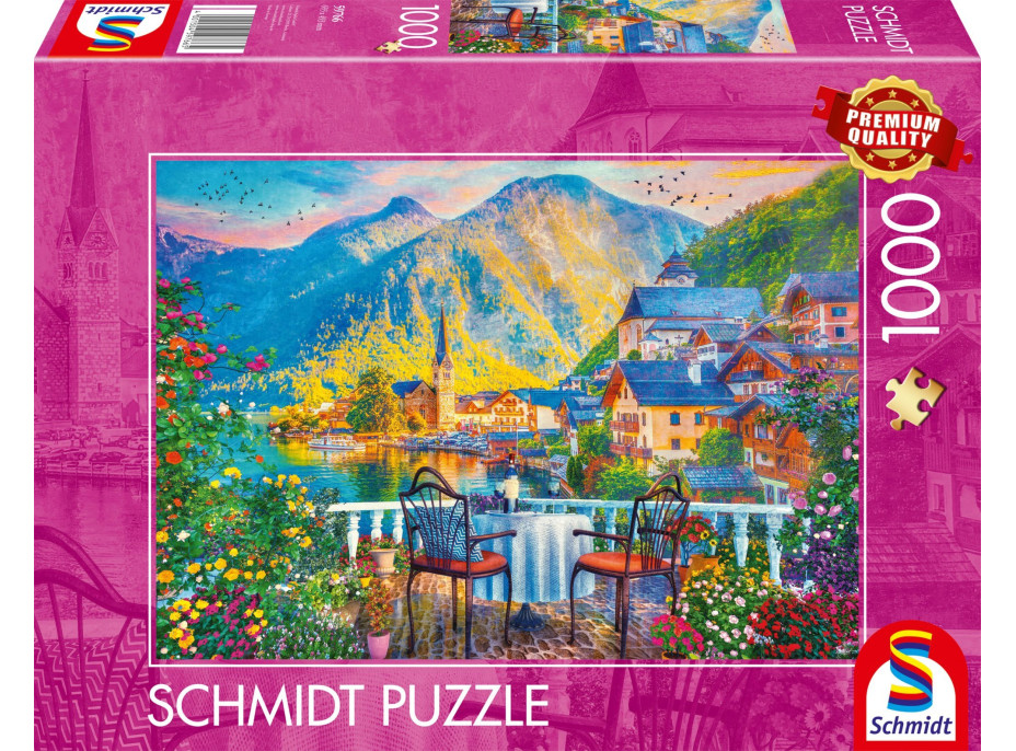 SCHMIDT Puzzle Malebný Hallstatt 1000 dielikov