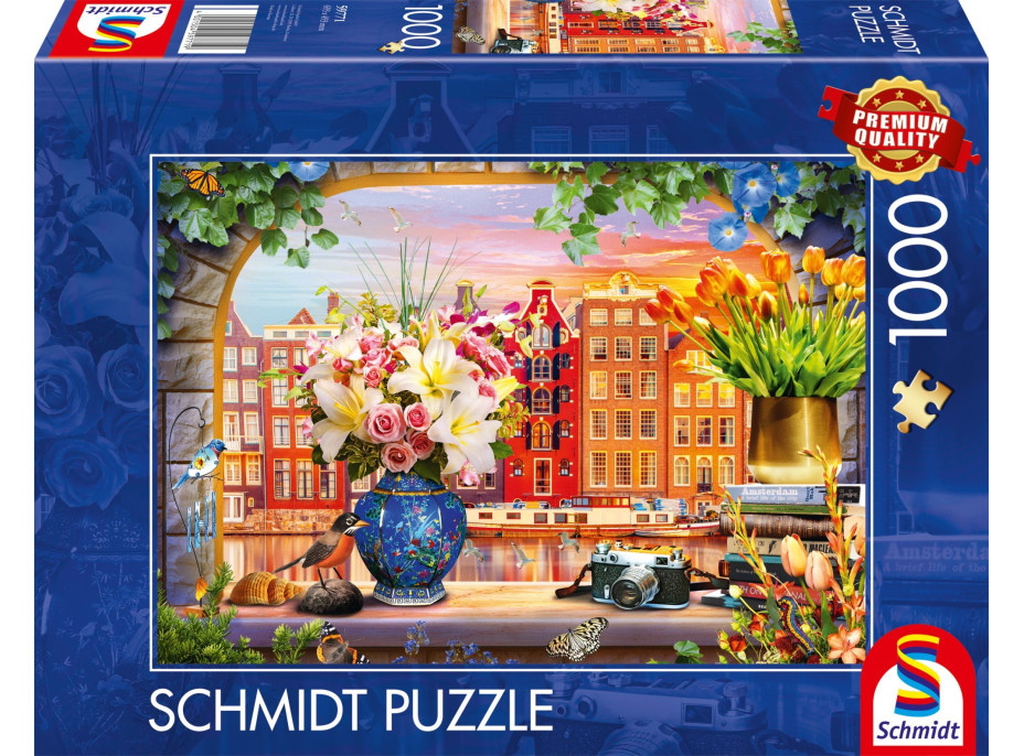 SCHMIDT Puzzle Návšteva Amsterdamu 1000 dielikov