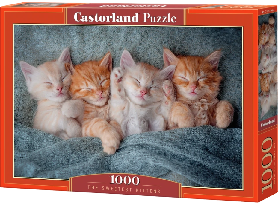 CASTORLAND Puzzle Sladké mačiatka 1000 dielikov