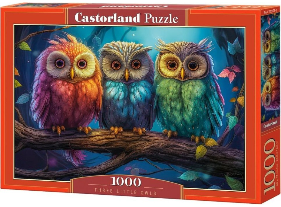 CASTORLAND Puzzle Tri malé sovy 1000 dielikov