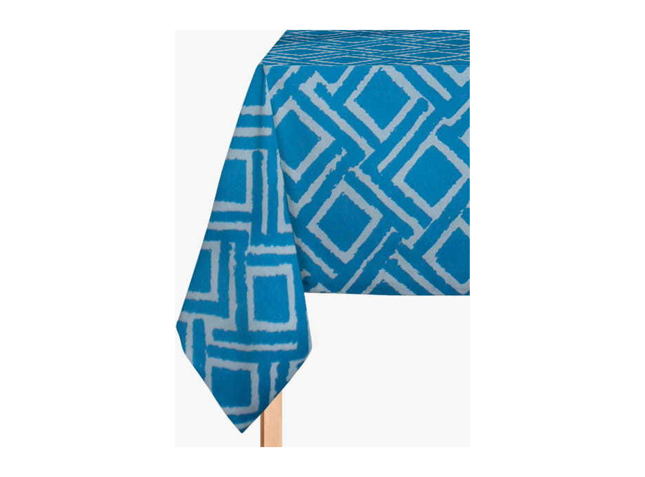 Dekoračný bavlnený obrus JANE Premium 85x85 cm - modrý
