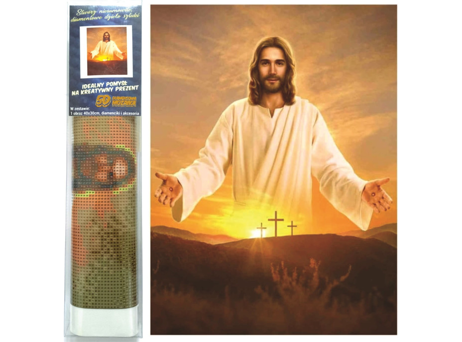 Norimpex Diamantové maľovanie Ježiš 30x40 cm