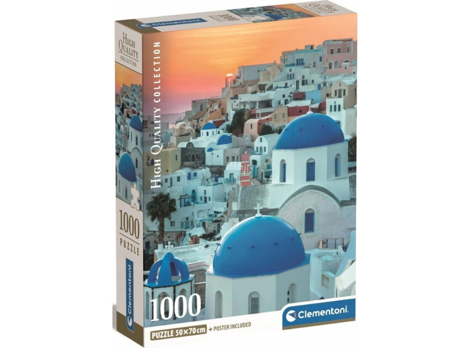 CLEMENTONI Puzzle Santorini 1000 dielikov
