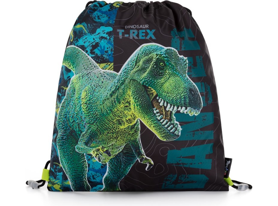 OXYBAG Vrecko na cvičky 30x37 cm Premium Dinosaurus
