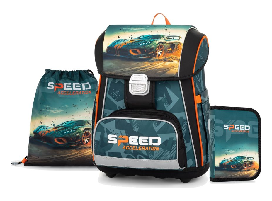 OXYBAG Školský set 3 ks Premium Auto