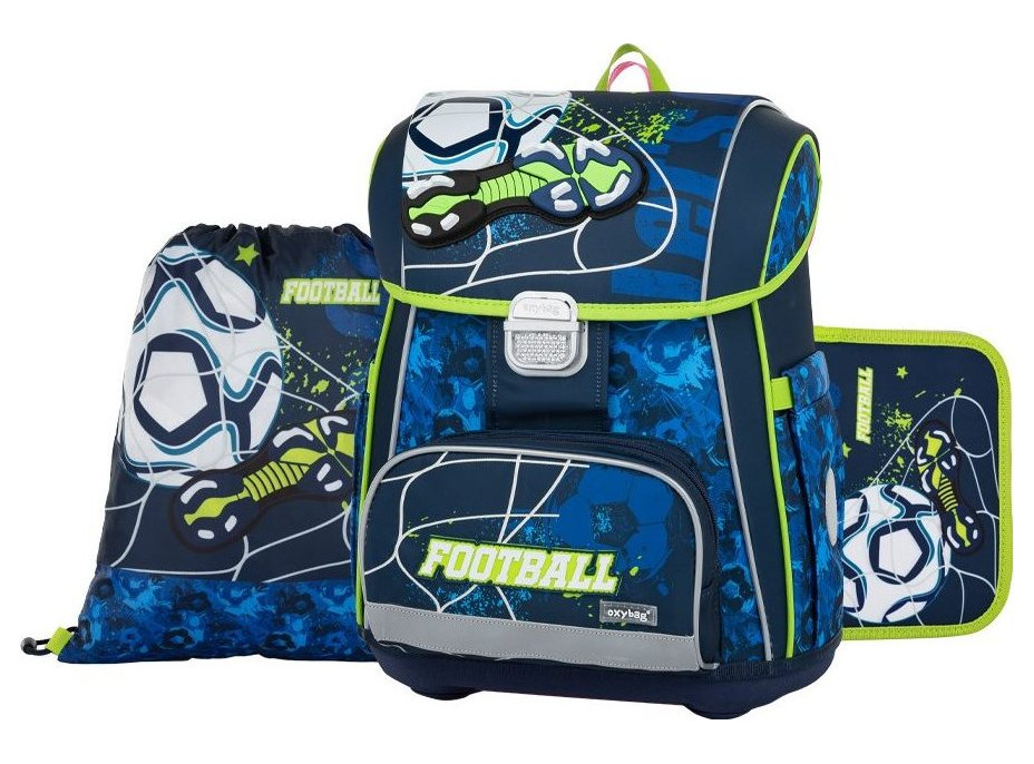 OXYBAG Školský set 3 ks Premium Futbal