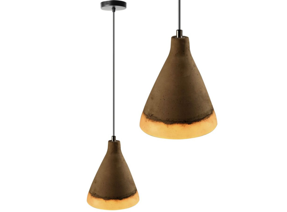 Stropné svietidlo CONCRETE typ B - cementové