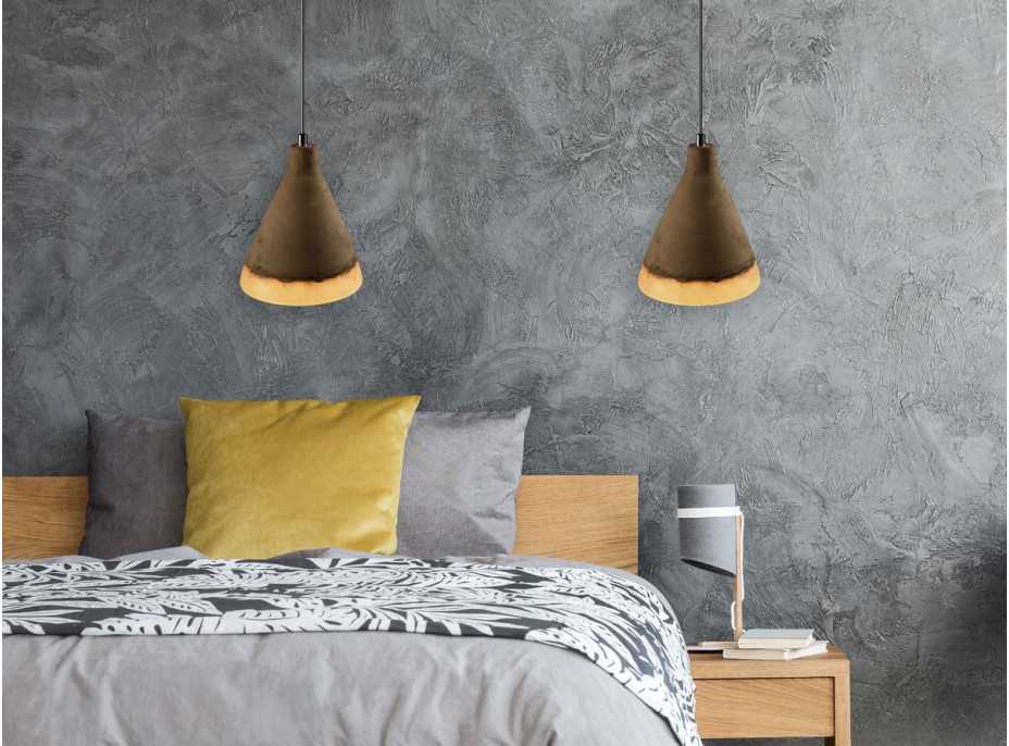 Stropné svietidlo CONCRETE typ B - cementové