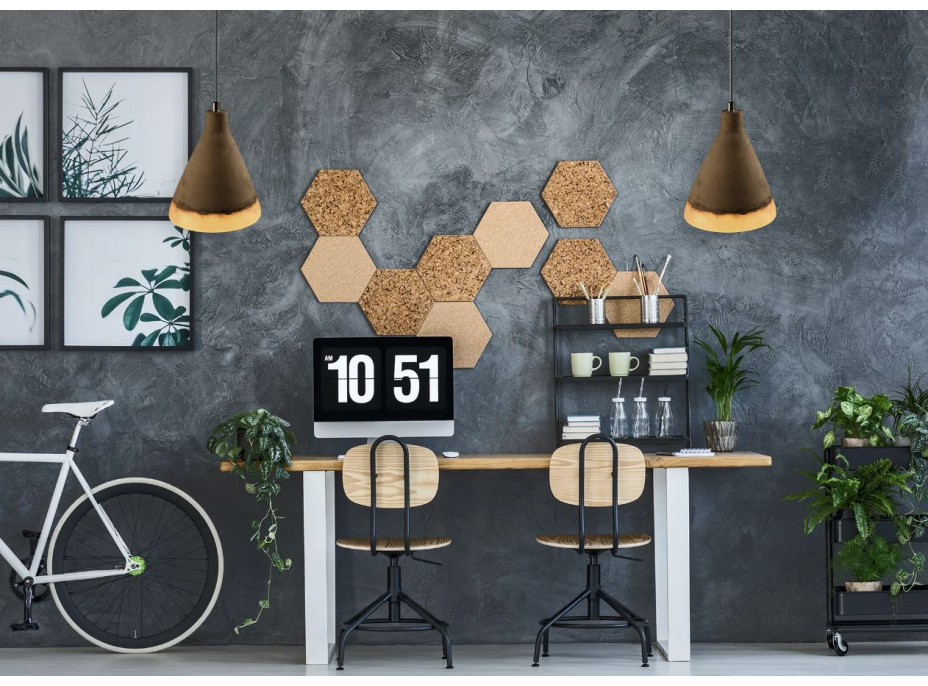 Stropné svietidlo CONCRETE typ B - cementové