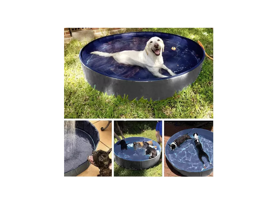 Skladací bazénik pre psov 100x30 cm