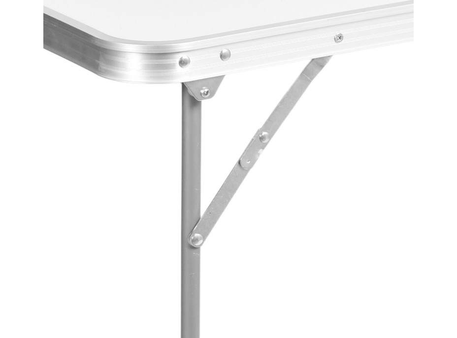 Kempingový stôl CORN 80x60 cm - biely