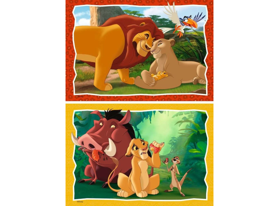 RAVENSBURGER Puzzle Disney: Leví kráľ 2x24 dielikov