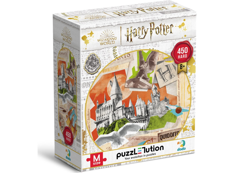 DODO Puzzle Harry Potter: Škola čiar a kúziel v Rokforte 450 dielikov