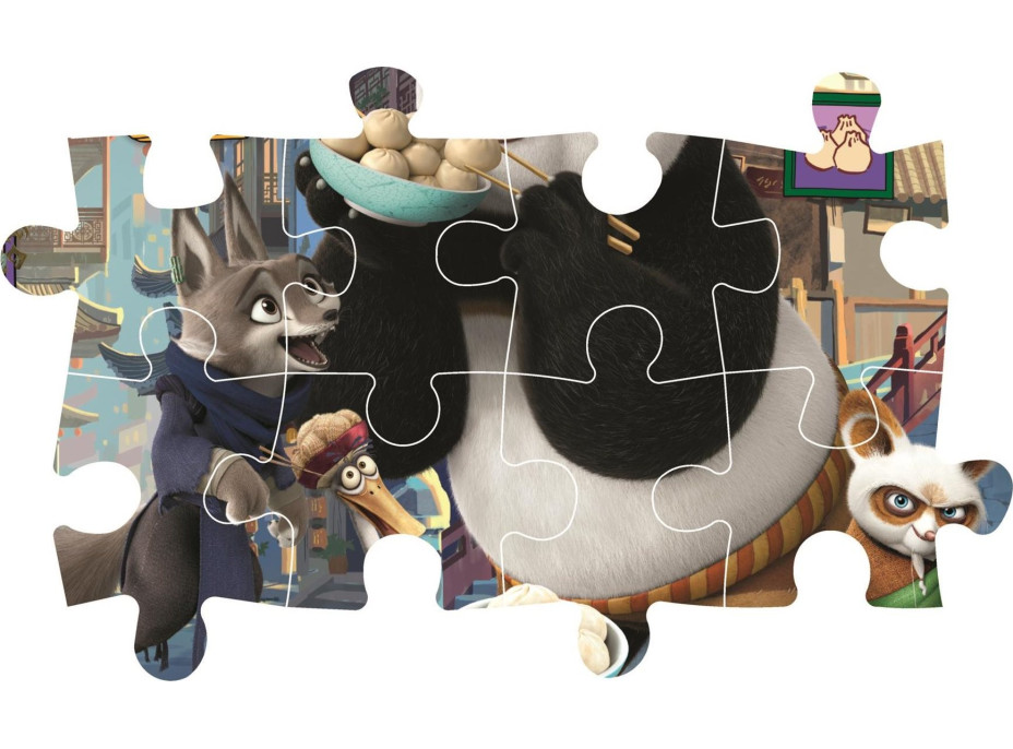 CLEMENTONI Puzzle Kung Fu Panda MAXI 24 dielikov