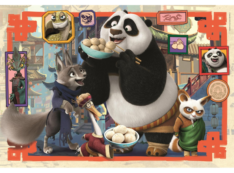 CLEMENTONI Puzzle Kung Fu Panda MAXI 24 dielikov