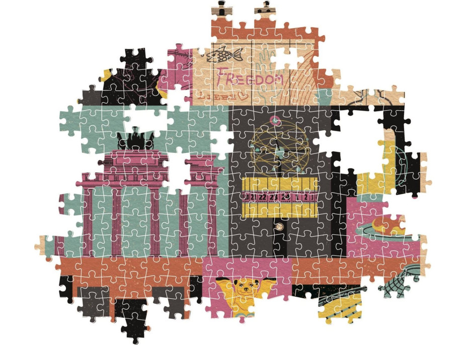 CLEMENTONI Puzzle Style in the City: Berlín 1000 dielikov