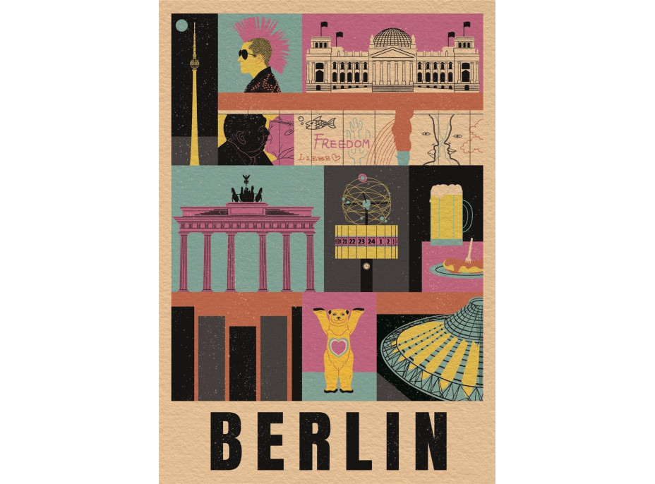 CLEMENTONI Puzzle Style in the City: Berlín 1000 dielikov