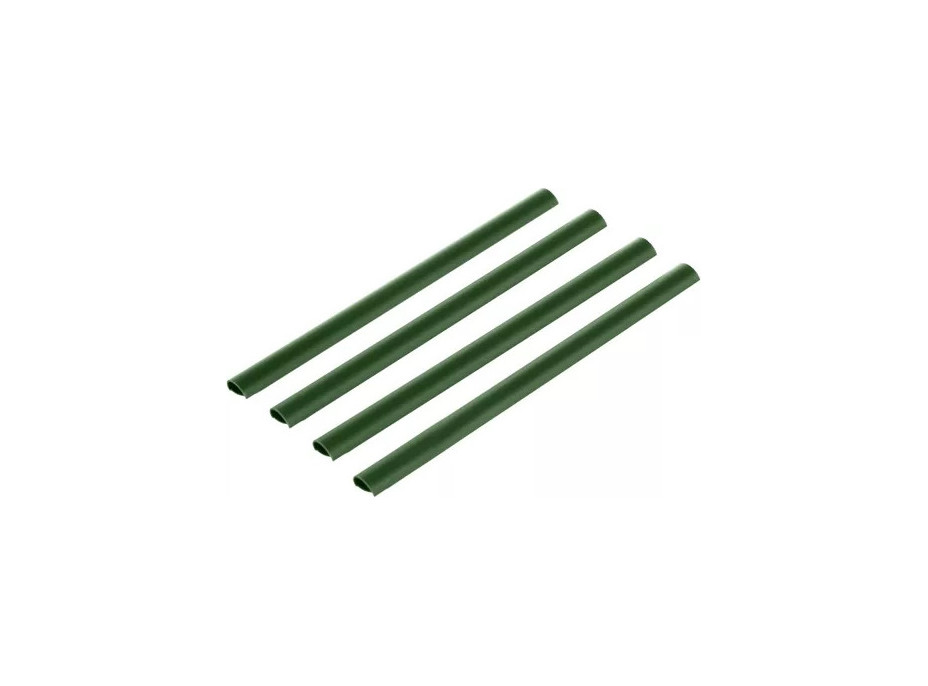Spony na plotovú pásku - zelené - 20 ks