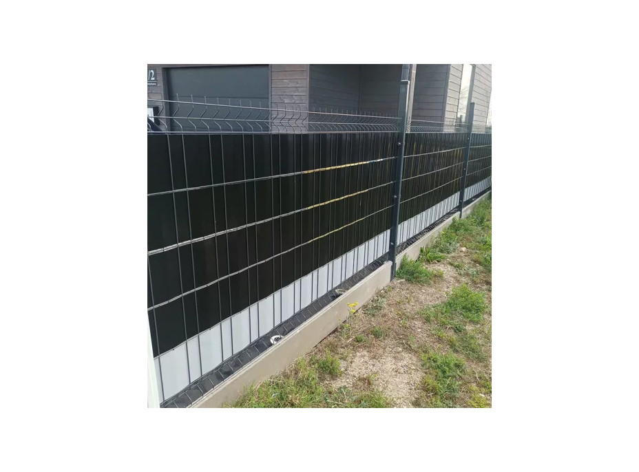 Tieniaca páska na plot 19 cm x 35 m - 450g/m2 - čierna