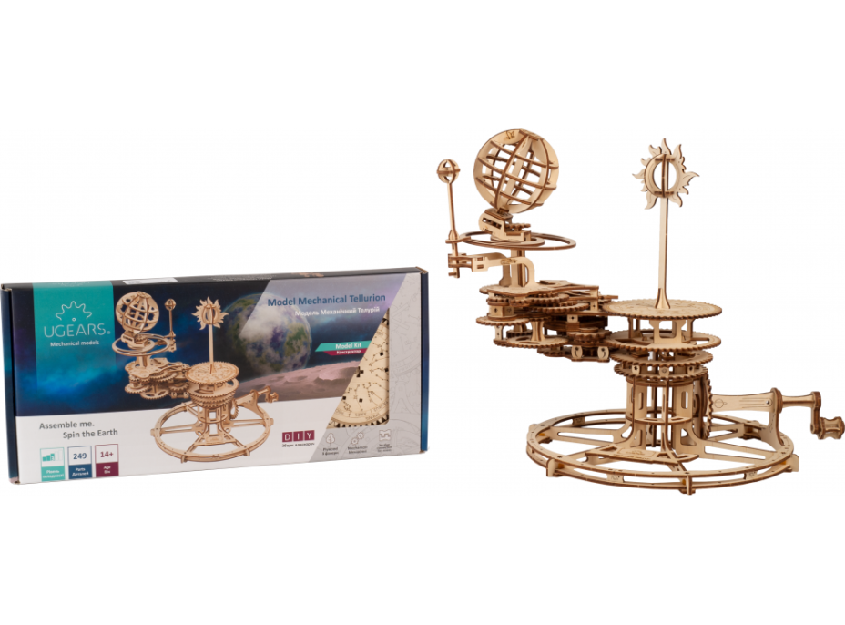 UGEARS 3D puzzle Tellurion 249 dielikov