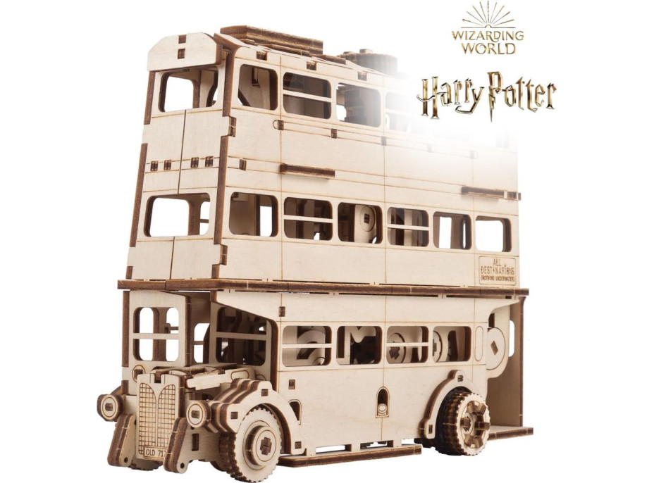 UGEARS 3D puzzle Harry Potter: Záchranný kúzelnícky autobus 268 dielikov