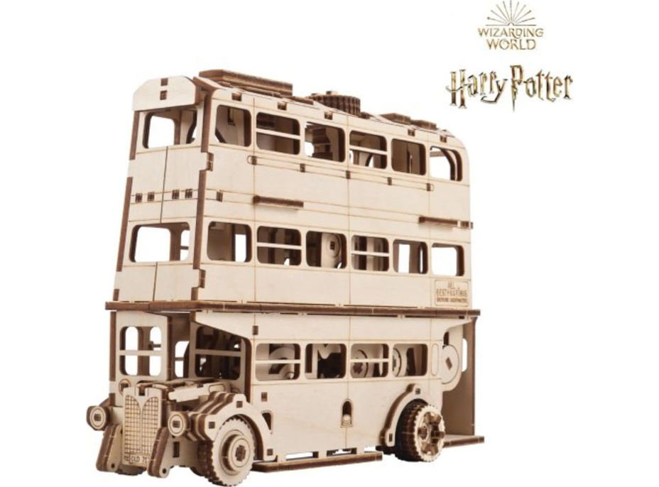 UGEARS 3D puzzle Harry Potter: Záchranný kúzelnícky autobus 268 dielikov