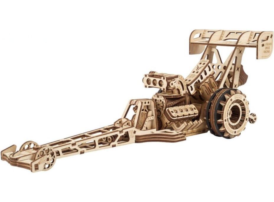 UGEARS 3D puzzle Top Fuel Dragster 321 dielikov