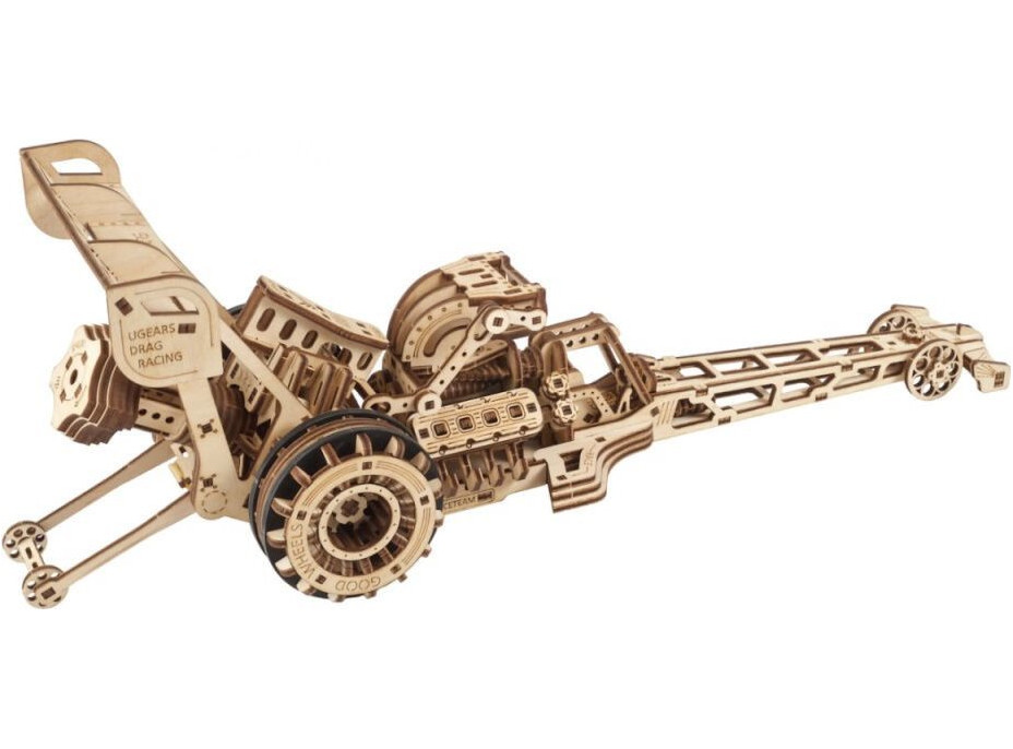 UGEARS 3D puzzle Top Fuel Dragster 321 dielikov