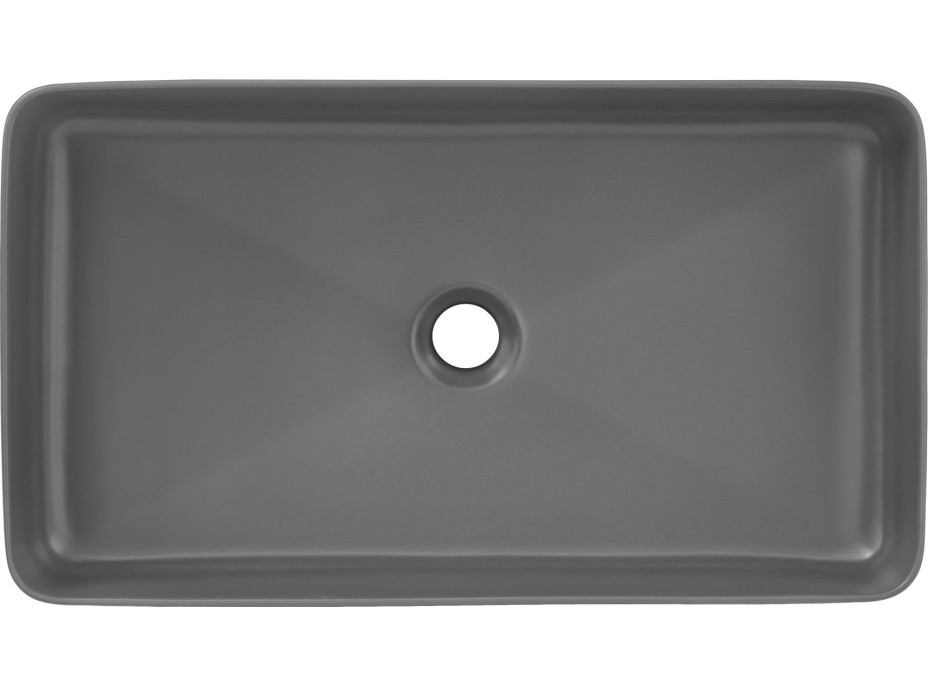 Keramické umývadlo SLIM 60 DP - šedé matné